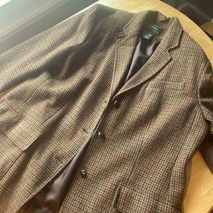 Ralph Lauren Tweed 100% Wool Blazer